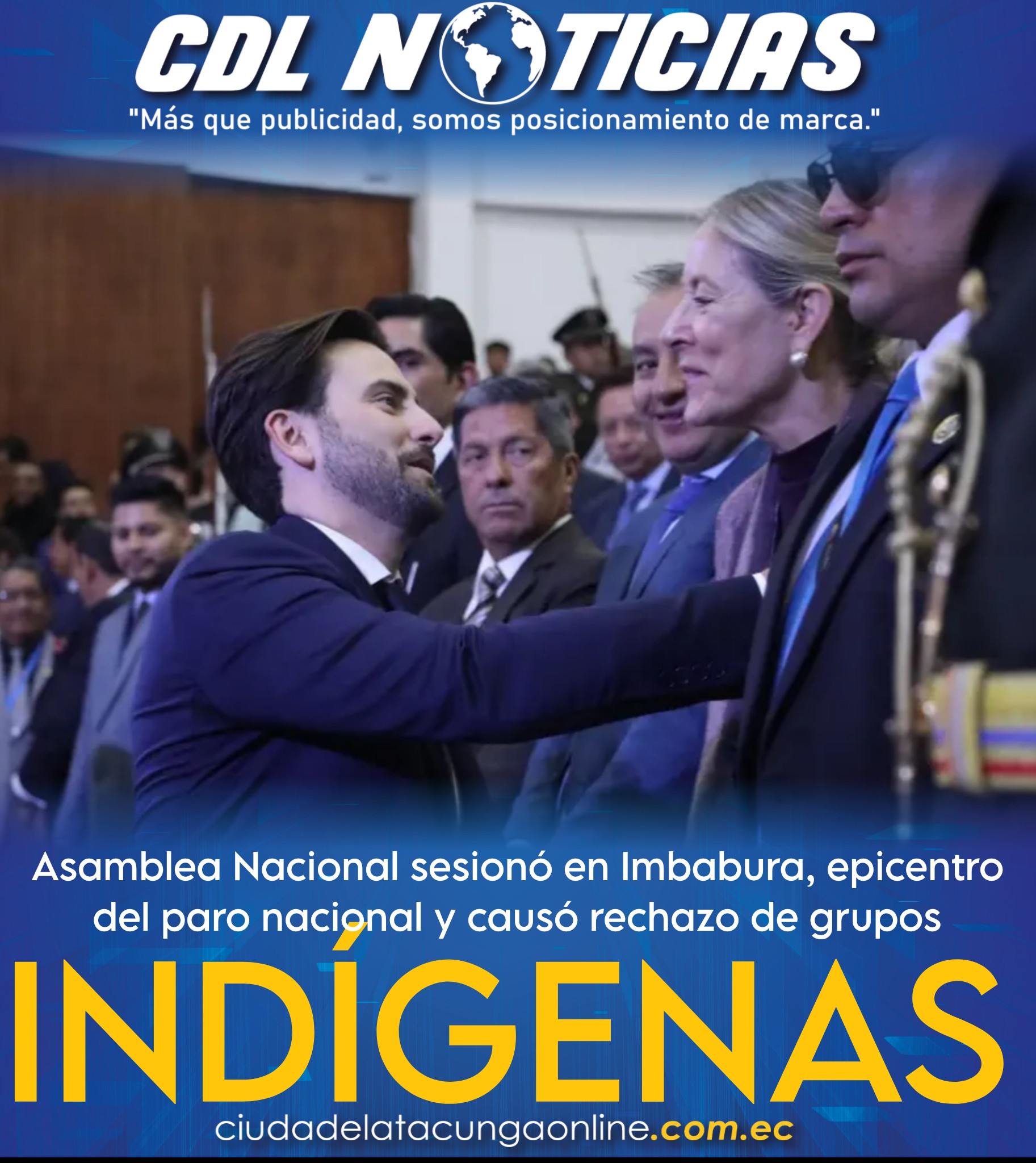 La Asamblea Nacional sesionó en Imbabura, epicentro del paro nacional y causó rechazo de grupos indígenas