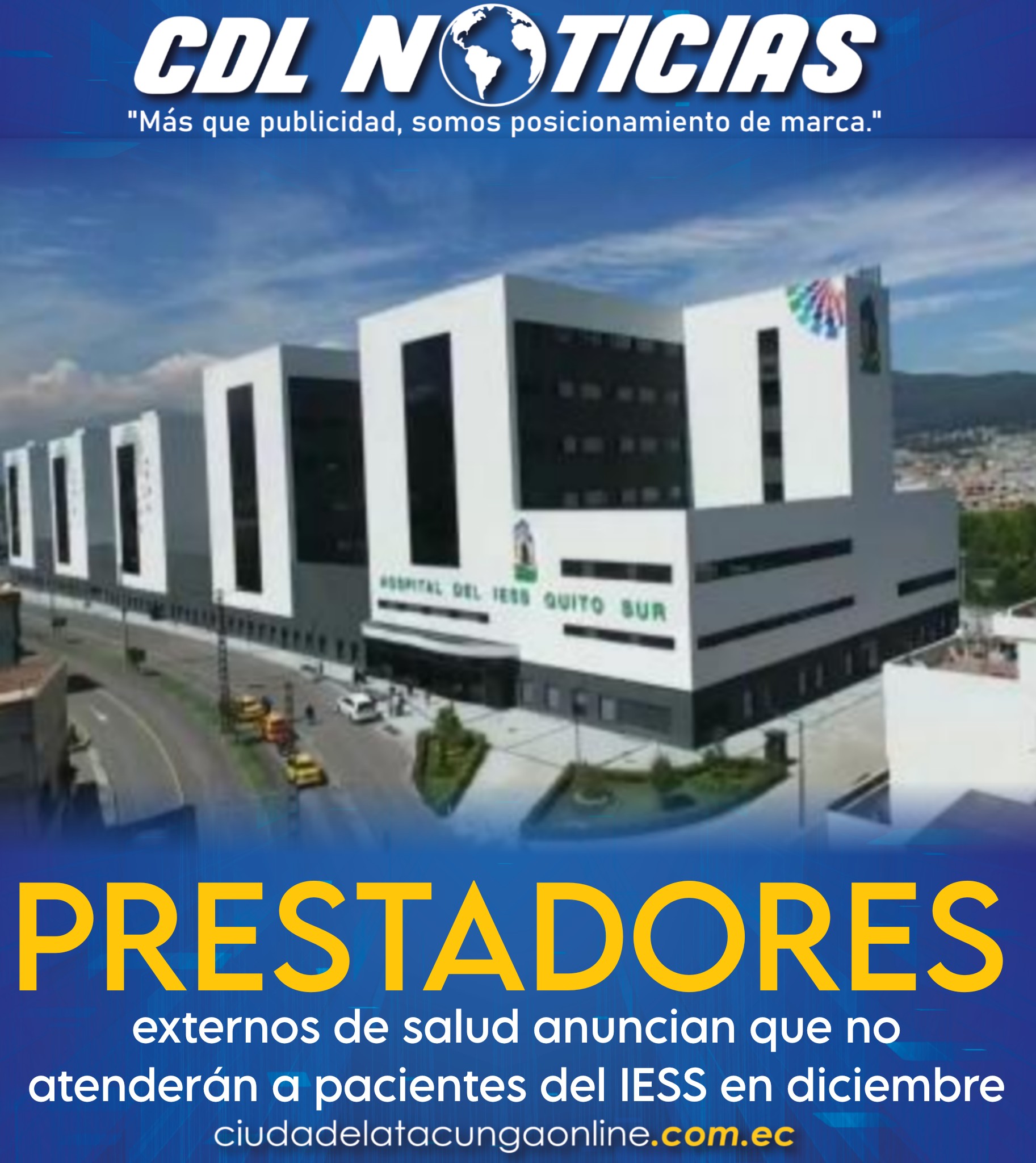 Prestadores externos de salud anuncian que no atenderán a pacientes del IESS en diciembre