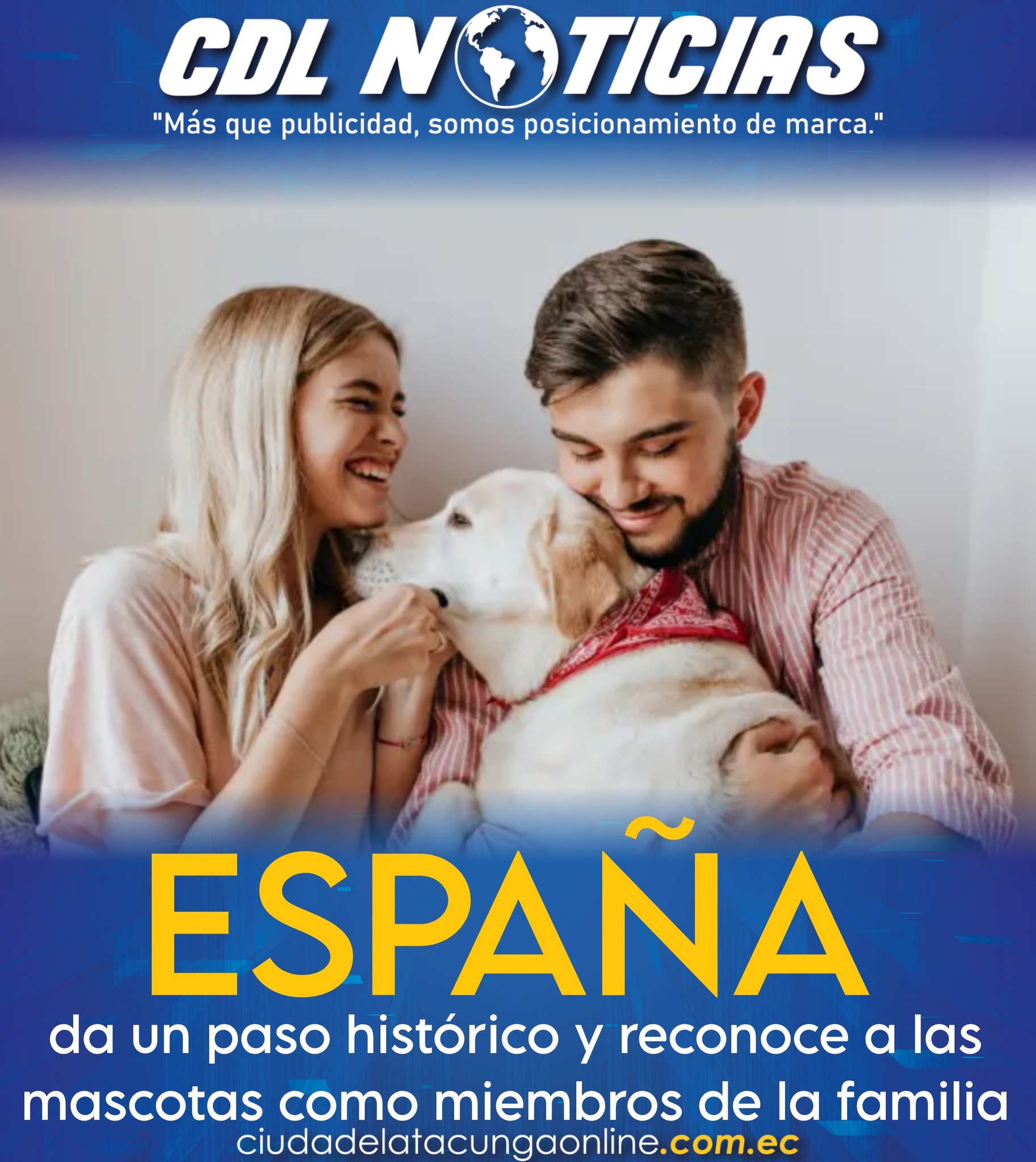 España da un paso histórico y reconoce a las mascotas como miembros de la familia