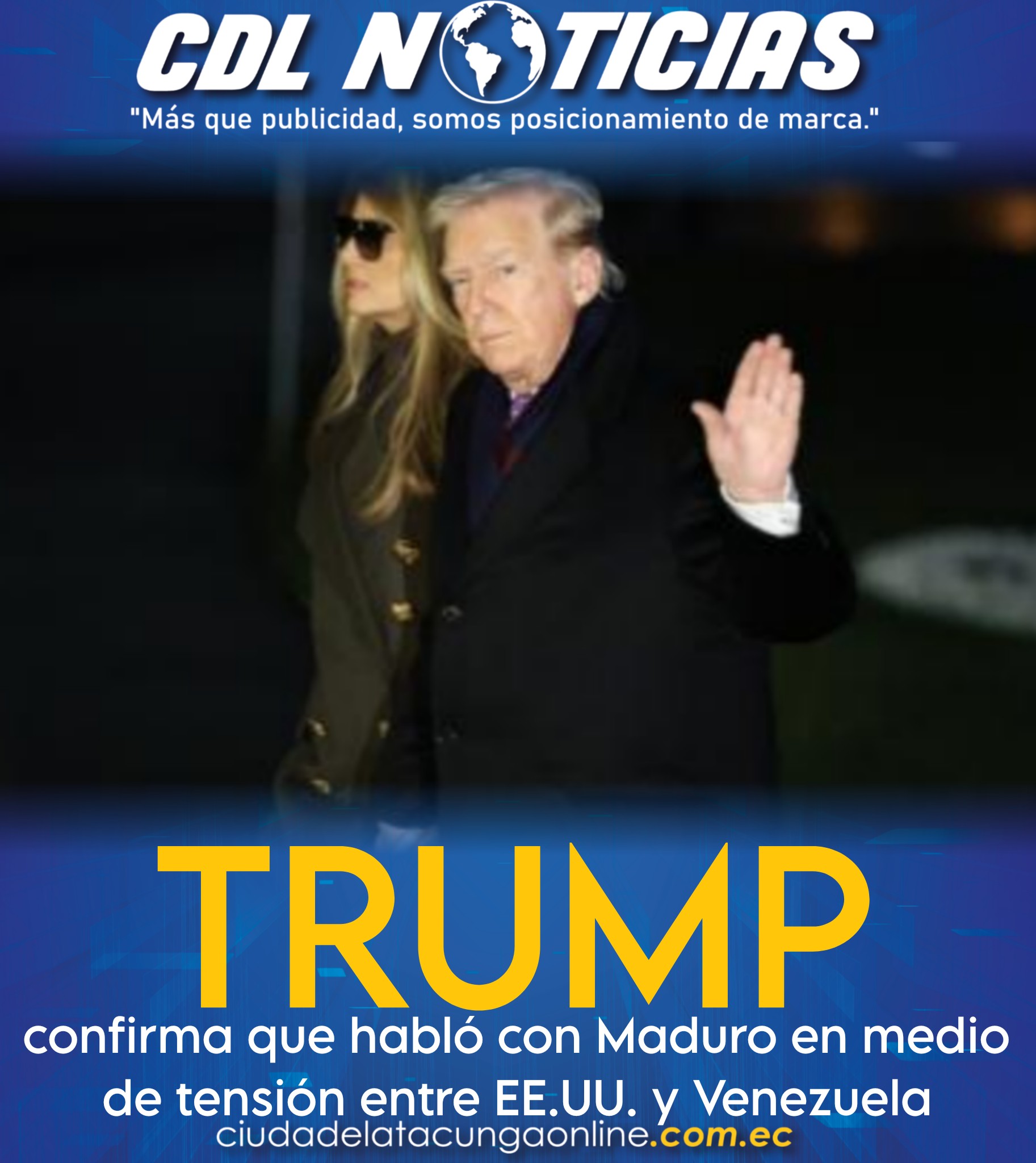 Trump confirma que habló con Maduro en medio de tensión entre EE.UU. y Venezuela