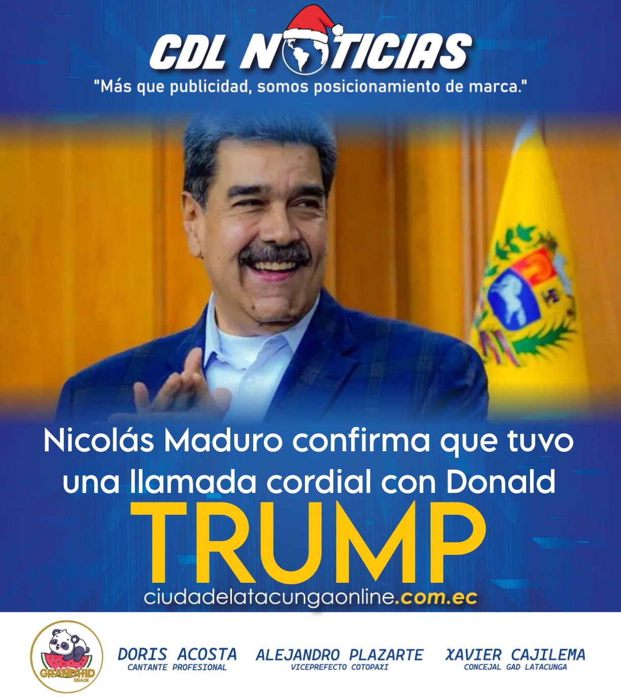 Nicolás Maduro confirma que tuvo una llamada cordial con Donald Trump