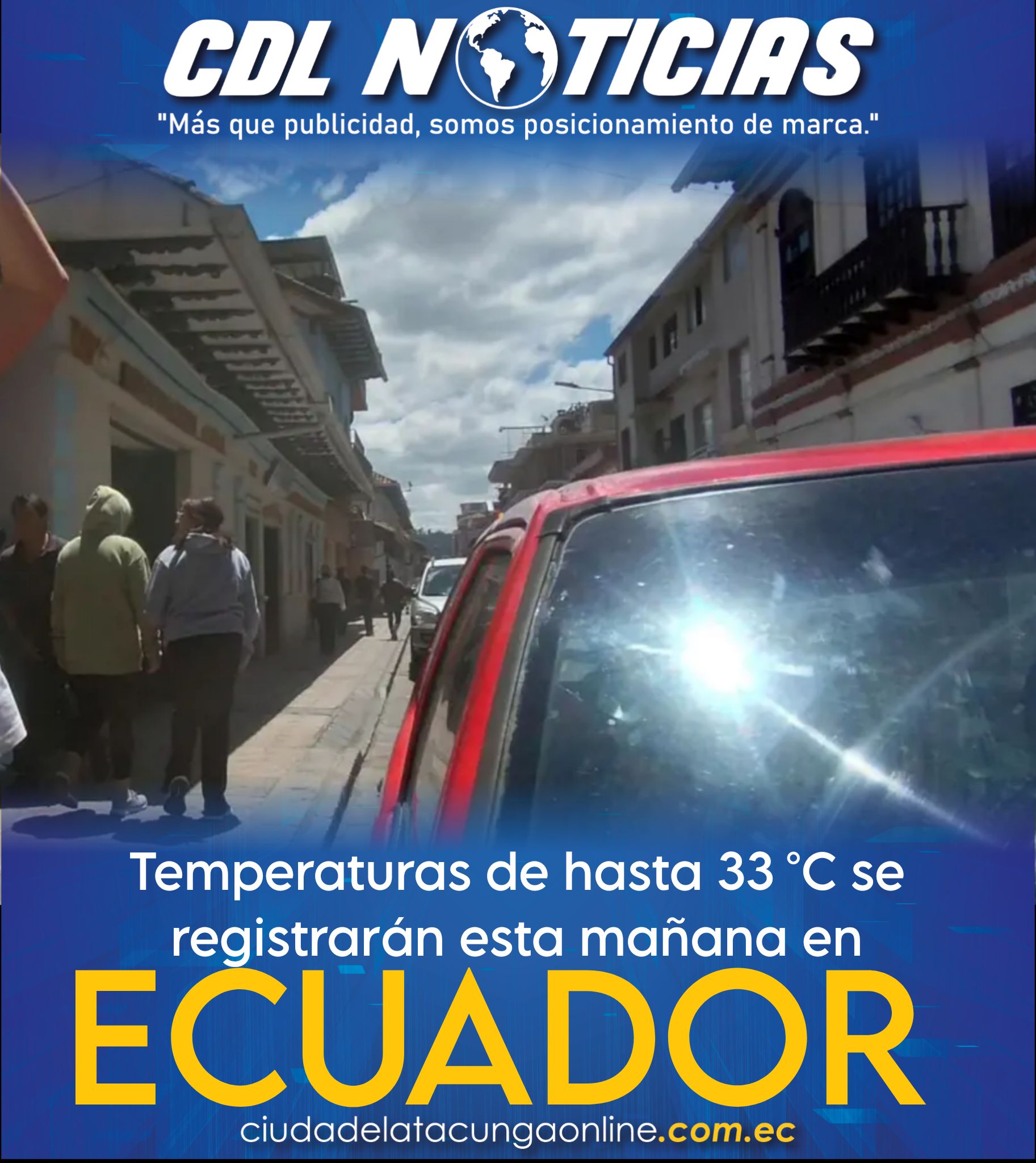 Clima 4 de diciembre: temperaturas de hasta 33 °C se registrarán esta mañana en Ecuador