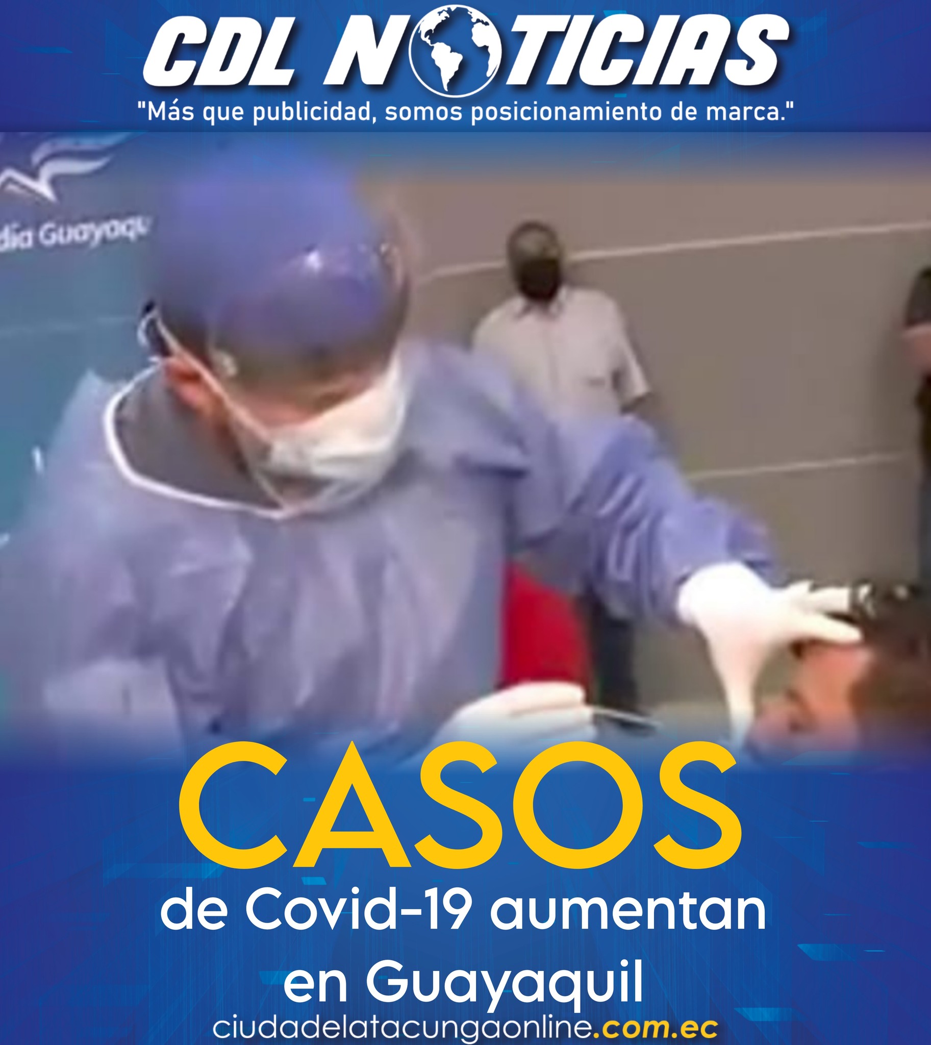 Los casos de Covid-19 aumentan en Guayaquil