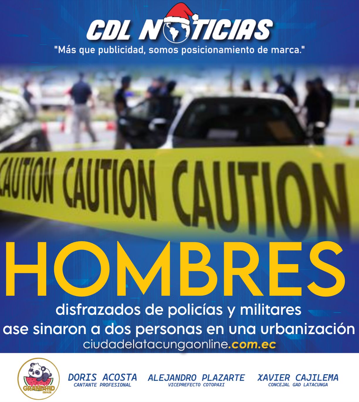 Hombres disfrazados de policías y militares ase sinaron a dos personas en una urbanización