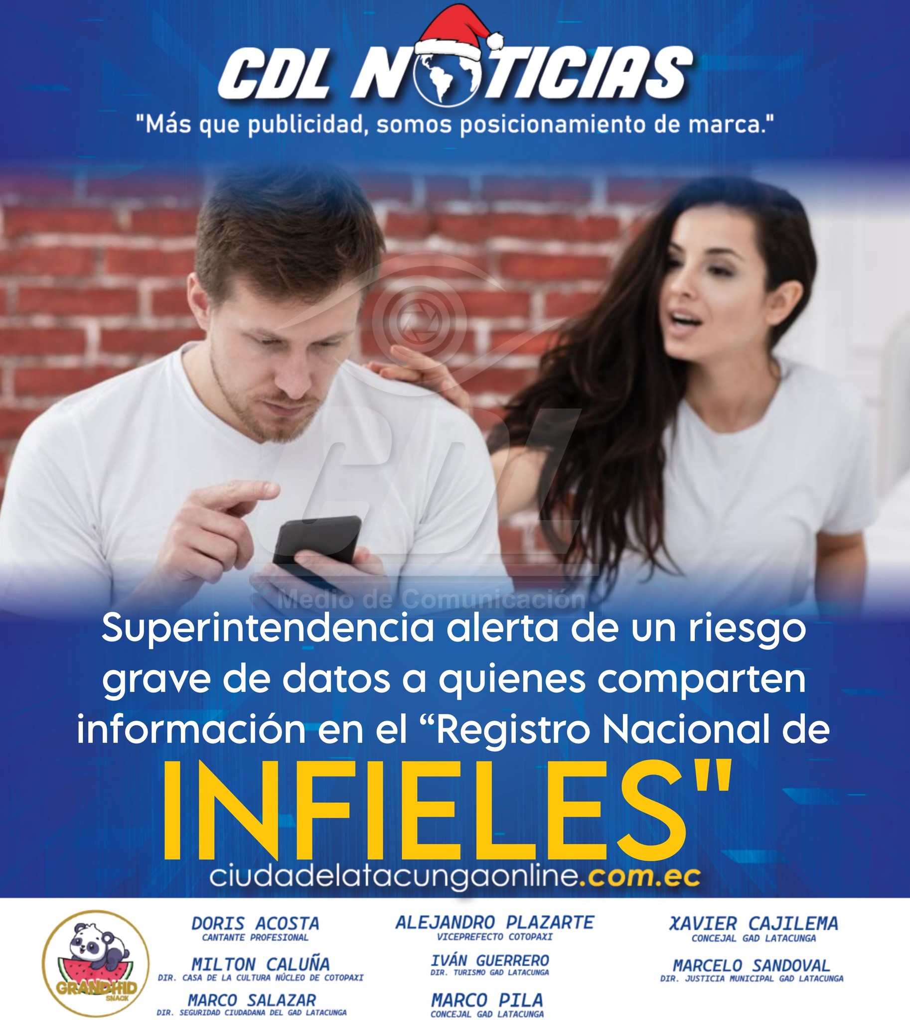 Superintendencia alerta de un riesgo grave de datos a quienes comparten información en el “Registro Nacional de Infieles”