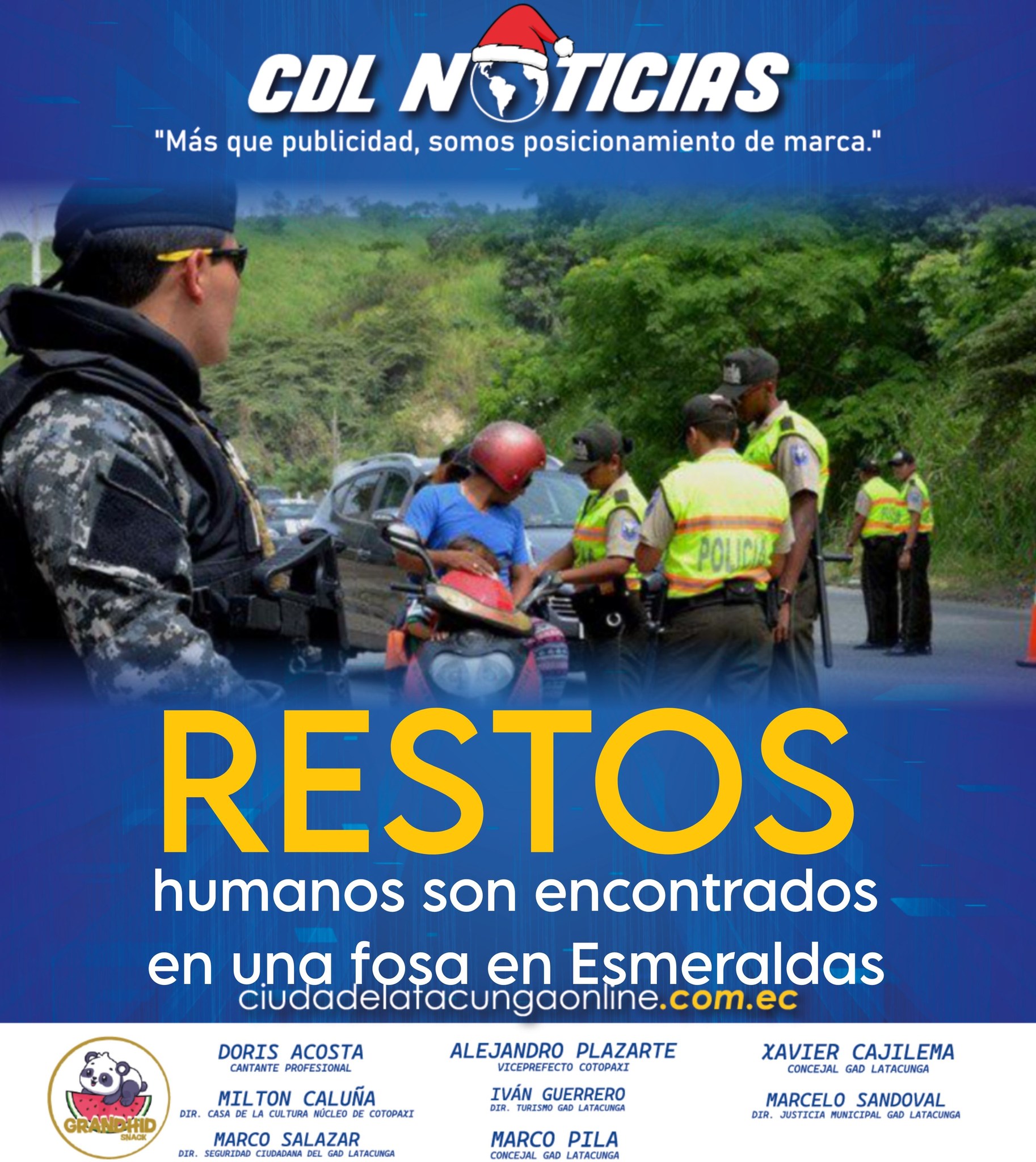 Restos humanos son encontrados en una fosa en Esmeraldas