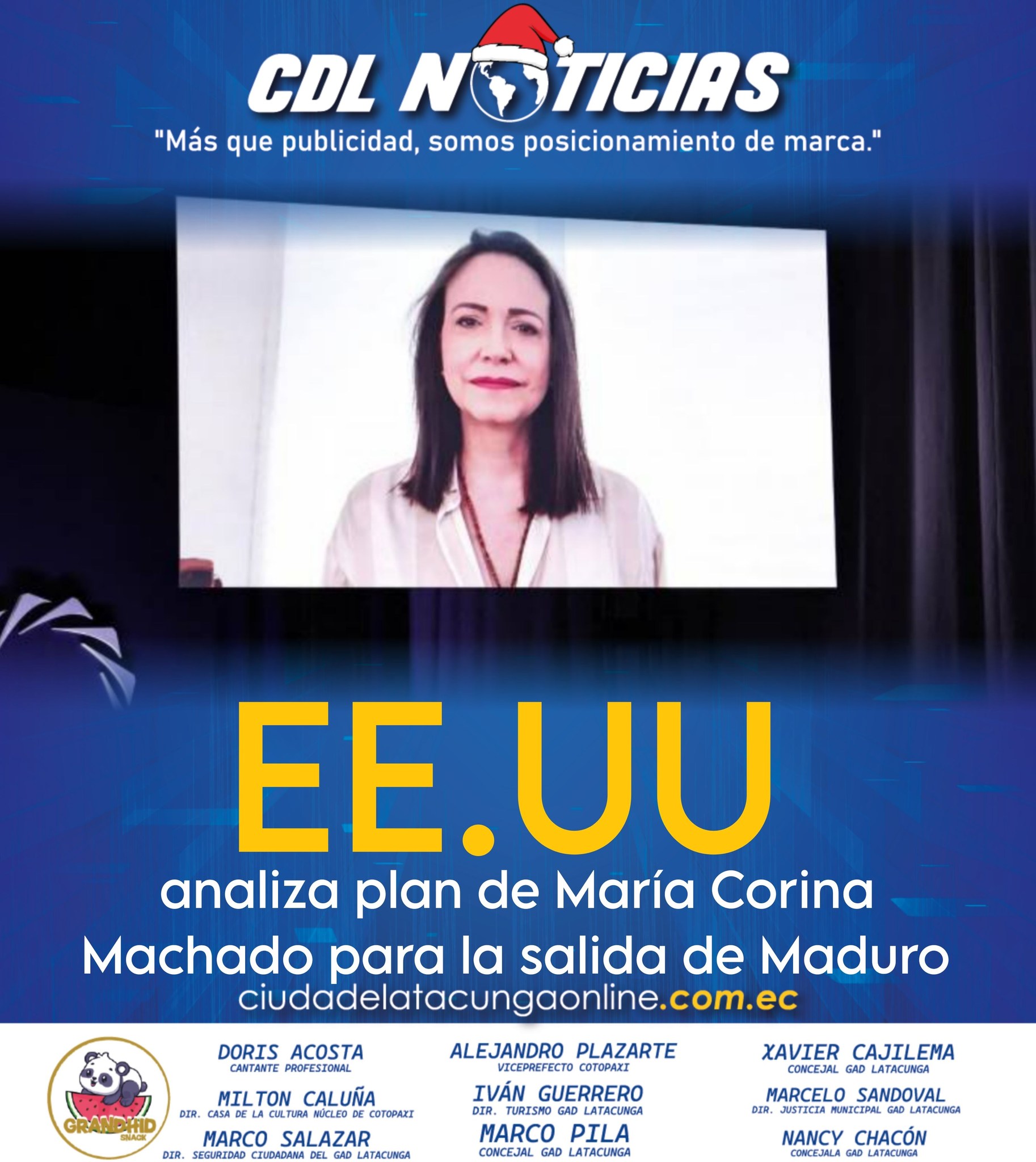 EE.UU. analiza plan de María Corina Machado para la salida de Maduro, según The Washington Post