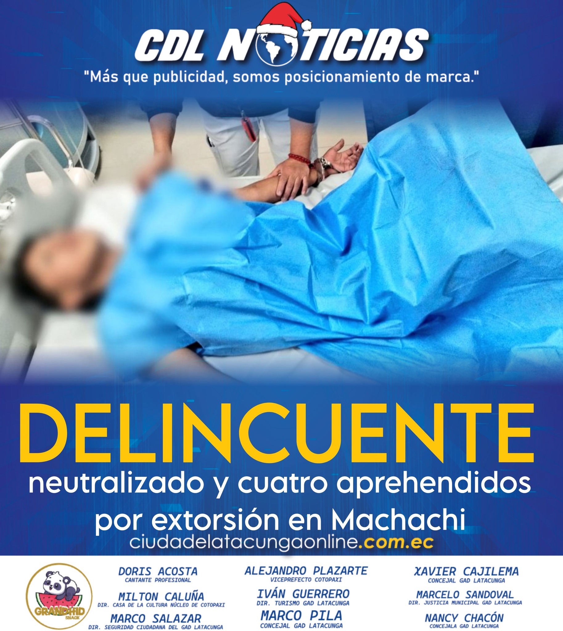 Delincuente neutralizado y cuatro aprehendidos por extorsión en Machachi