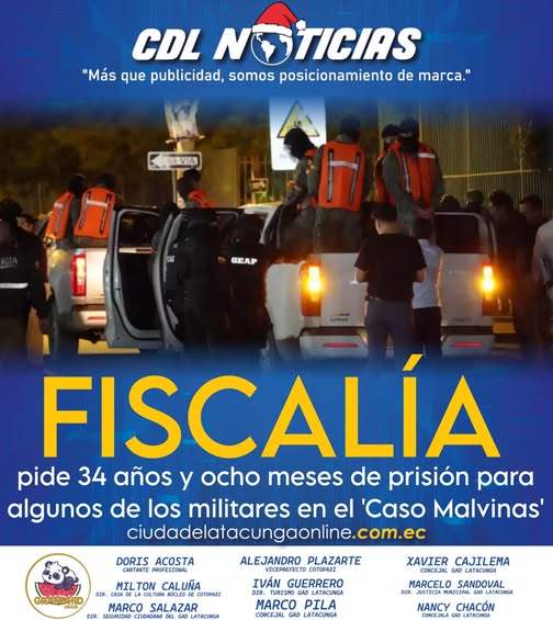 Fiscalía pide 34 años y ocho meses de prisión para algunos de los militares en el ‘Caso Malvinas’