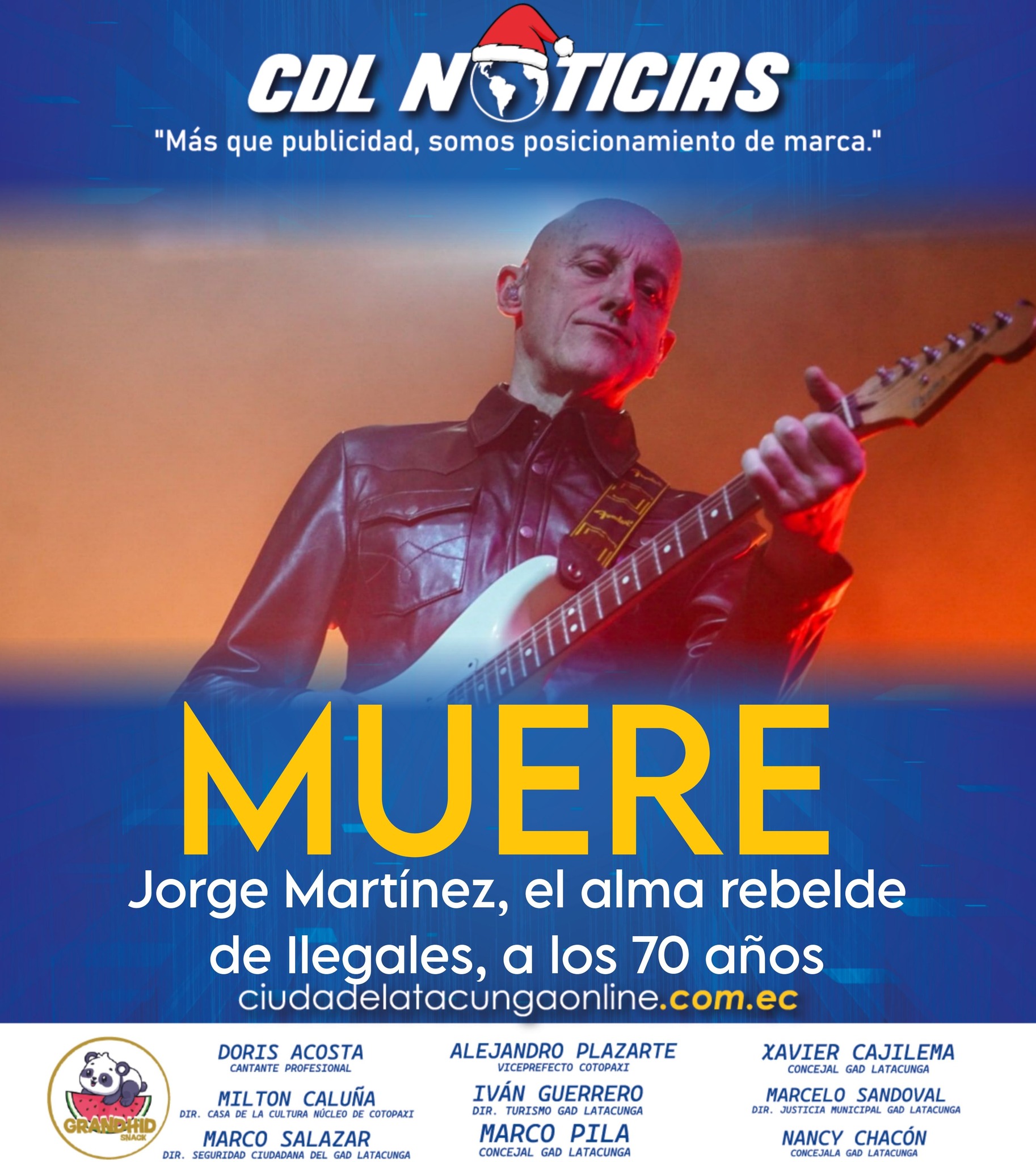 Luto en el Rock: Muere Jorge Martínez, el alma rebelde de Ilegales, a los 70 años