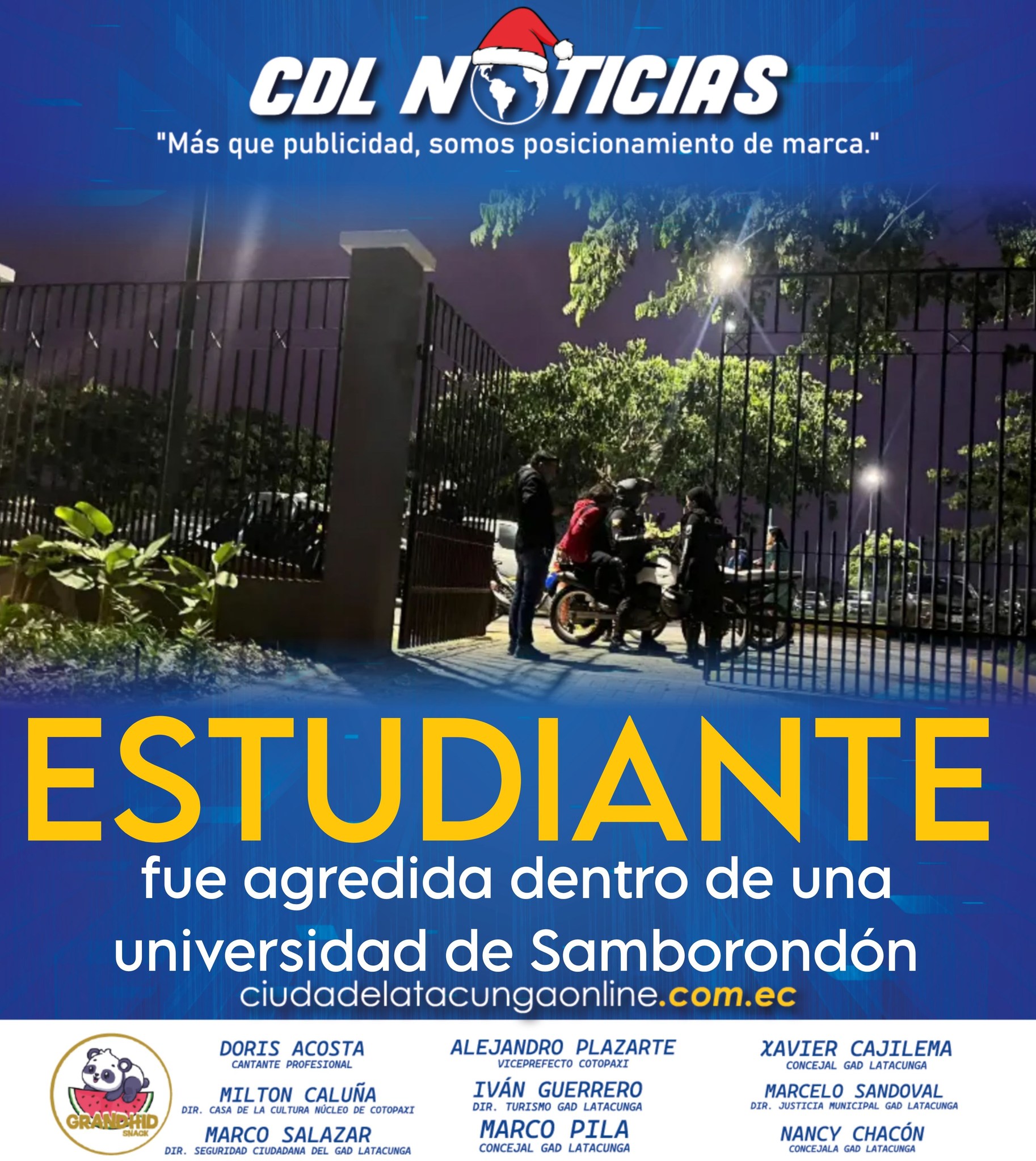 Una estudiante fue agredida dentro de una universidad de Samborondón