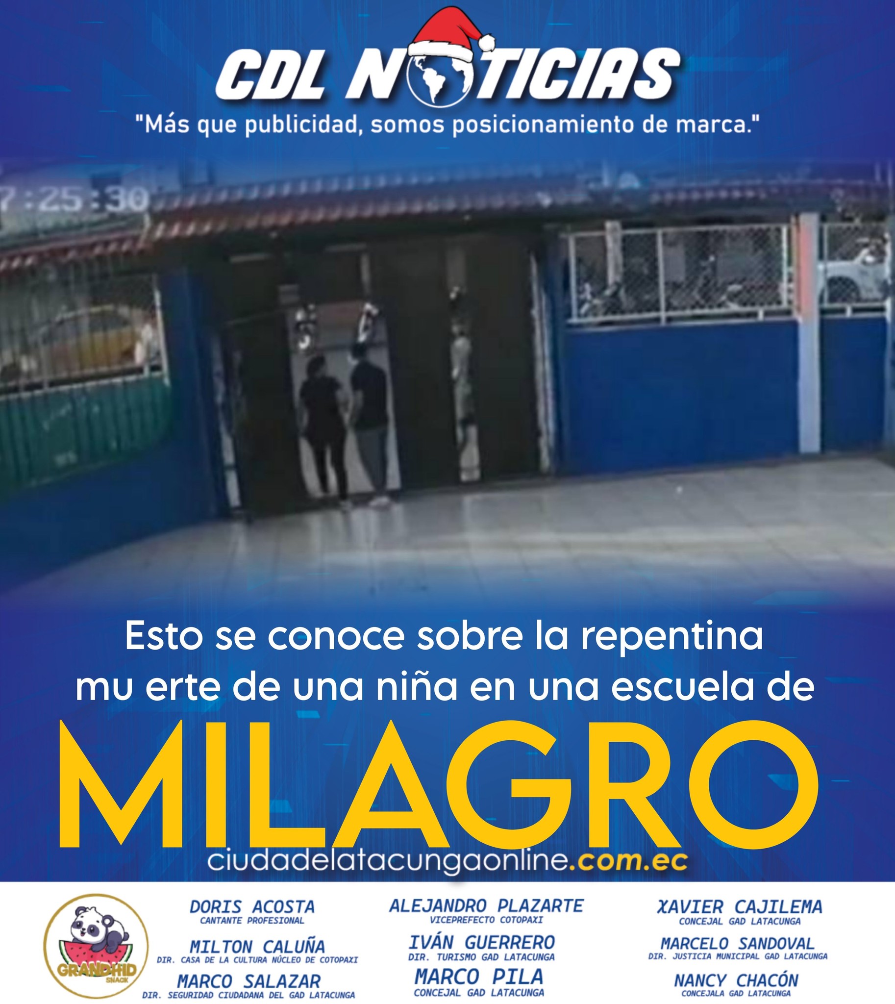 Esto se conoce sobre la repentina muerte de una niña en una escuela de Milagro