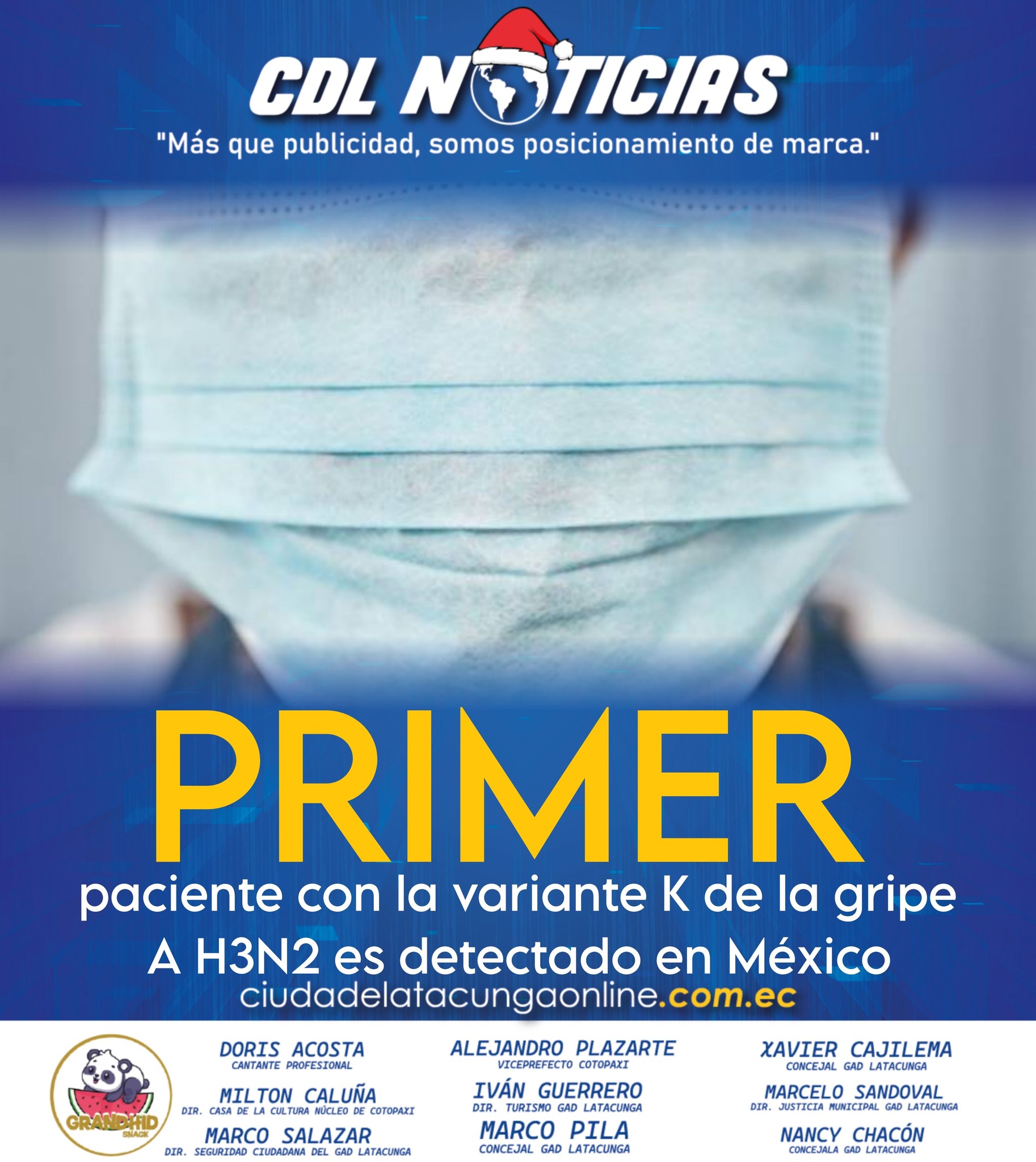 Primer paciente con la variante K de la gripe A H3N2 es detectado en México