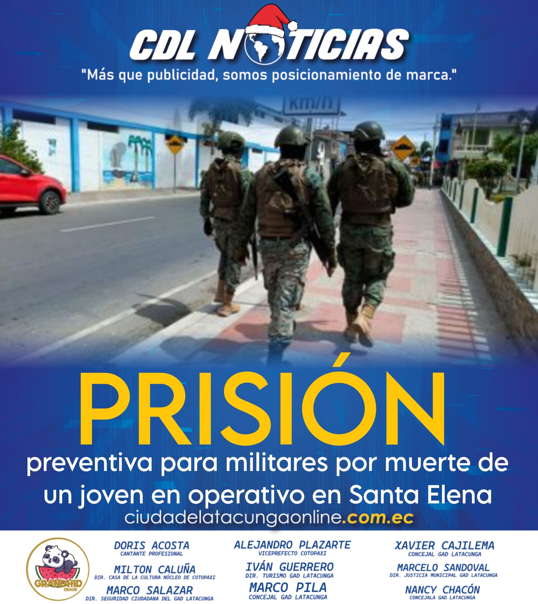 Prisión preventiva para militares por muerte de un joven en operativo en Santa Elena