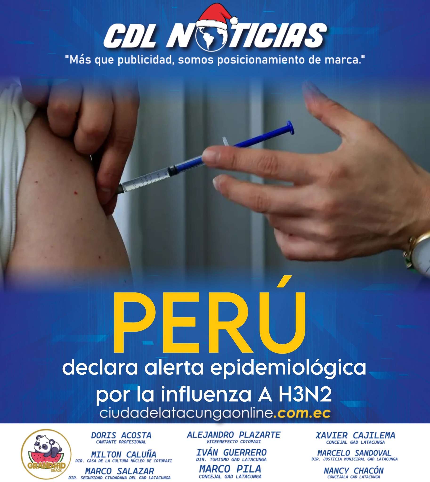 Perú declara alerta epidemiológica por la influenza A H3N2