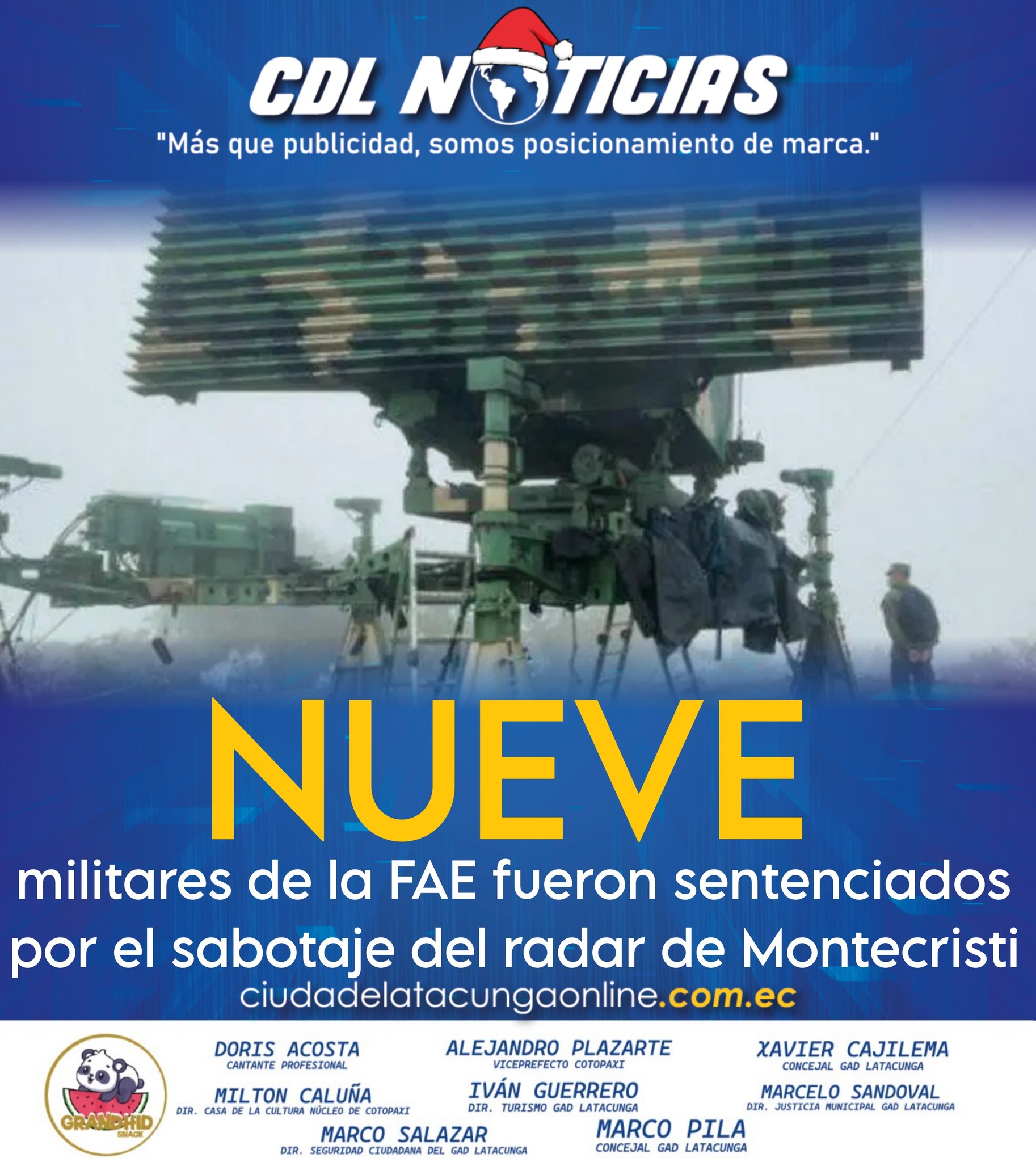 Nueve militares de la FAE fueron sentenciados por el sabotaje del radar de Montecristi