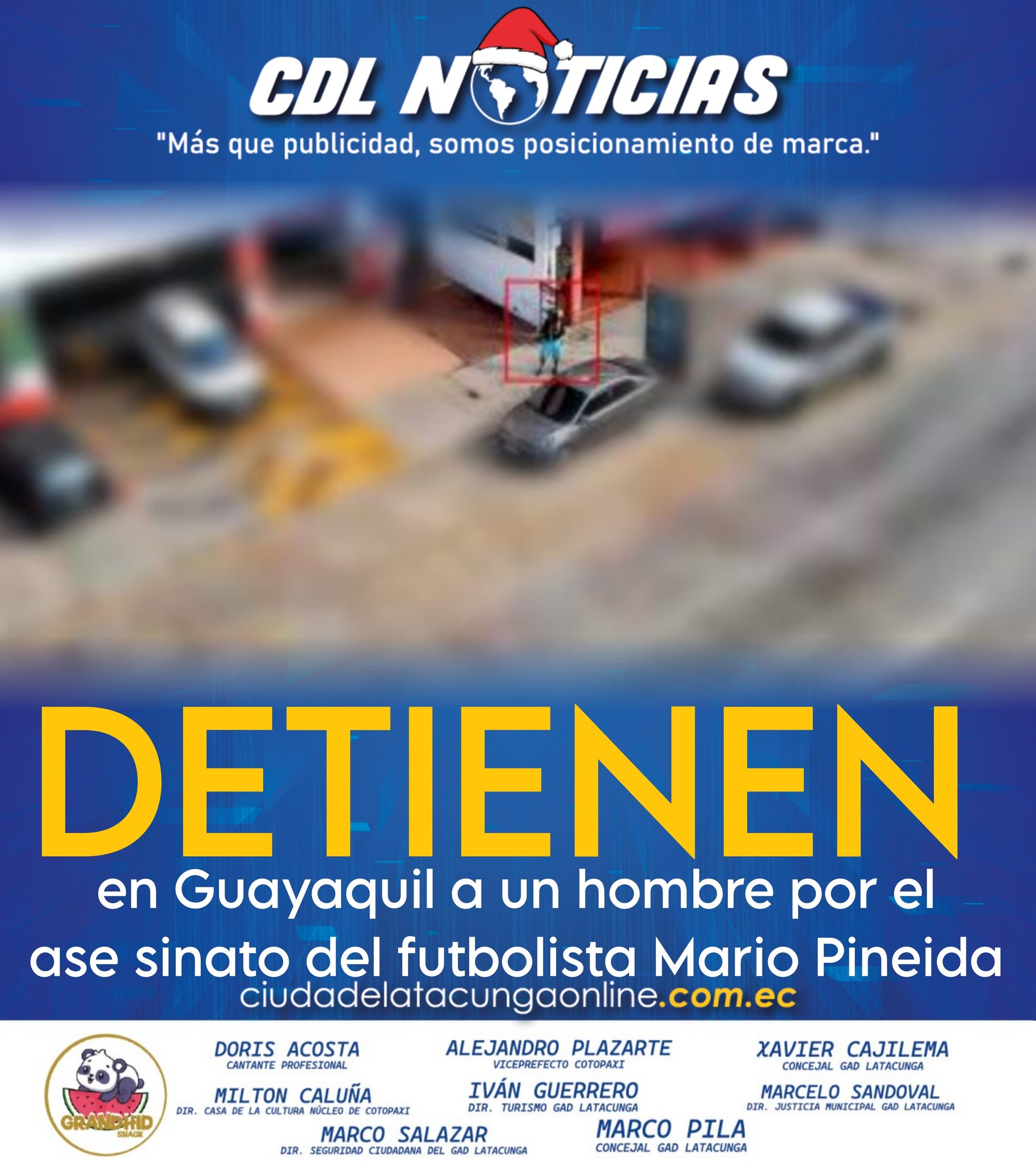 Detienen en Guayaquil a un hombre por el asesinato del futbolista Mario Pineida