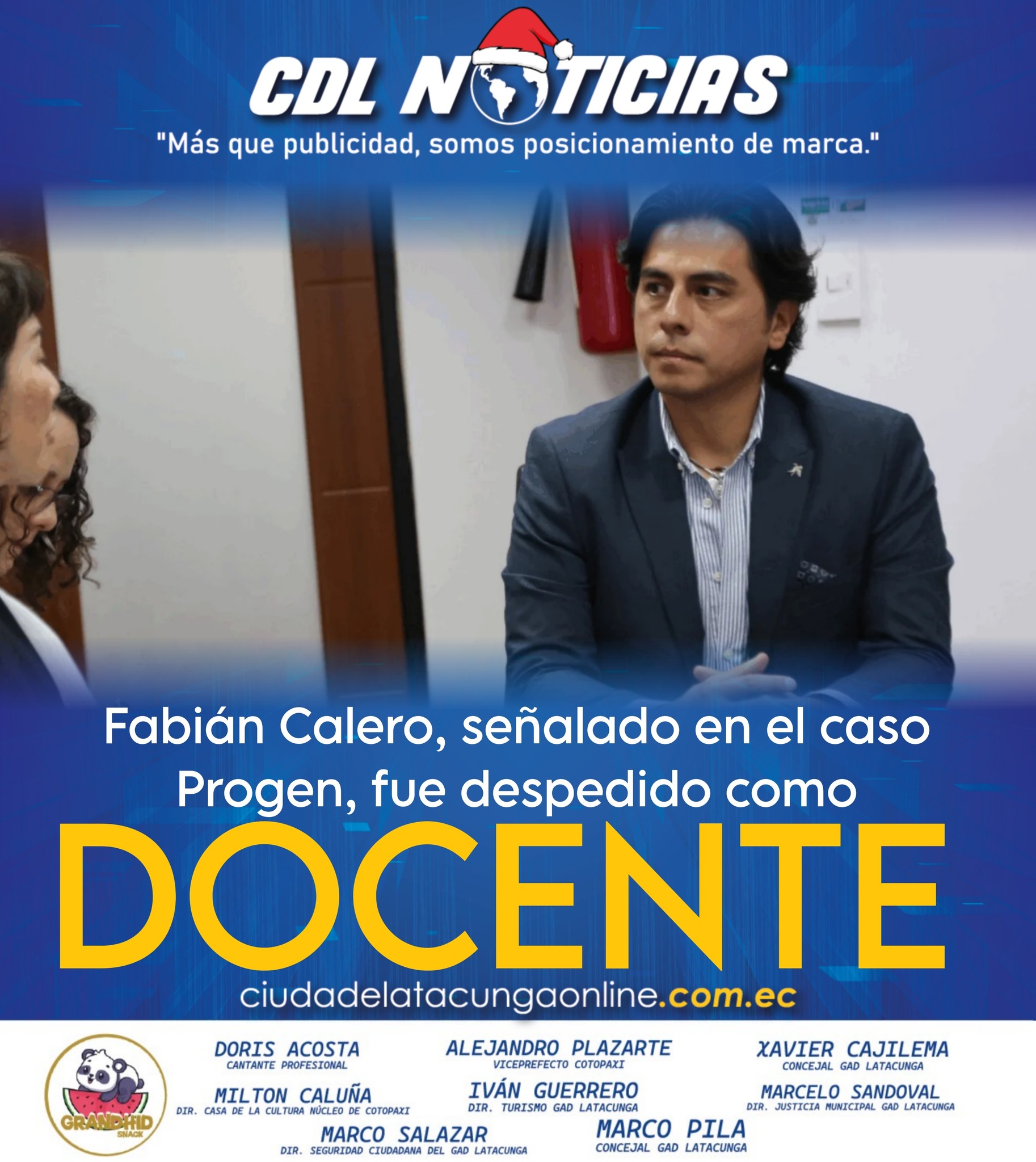 Fabián Calero, señalado en el caso Progen, fue despedido como docente de la Escuela Politécnica Nacional