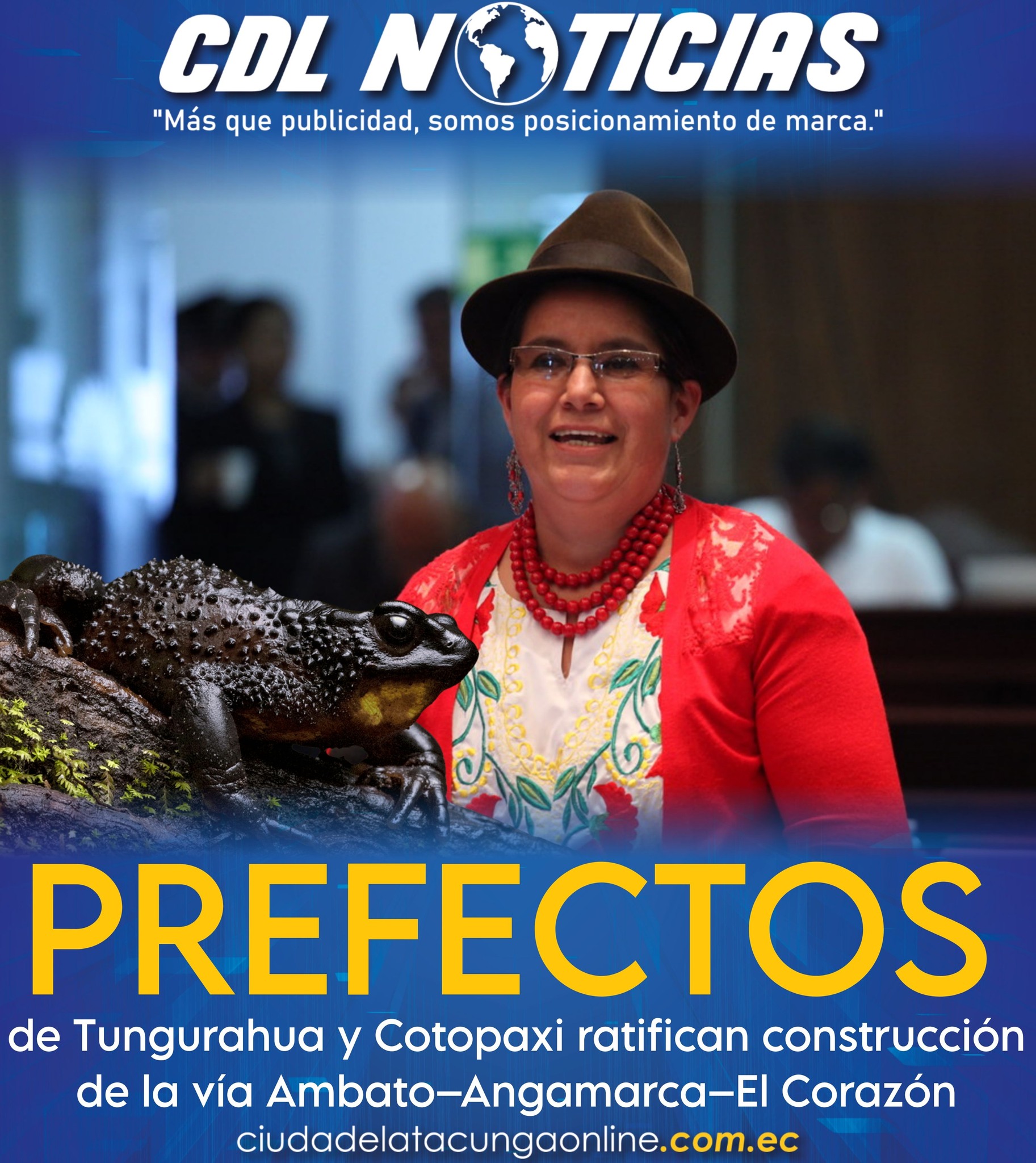 Prefectos de Tungurahua y Cotopaxi ratifican construcción de la vía Ambato–Angamarca–El Corazón