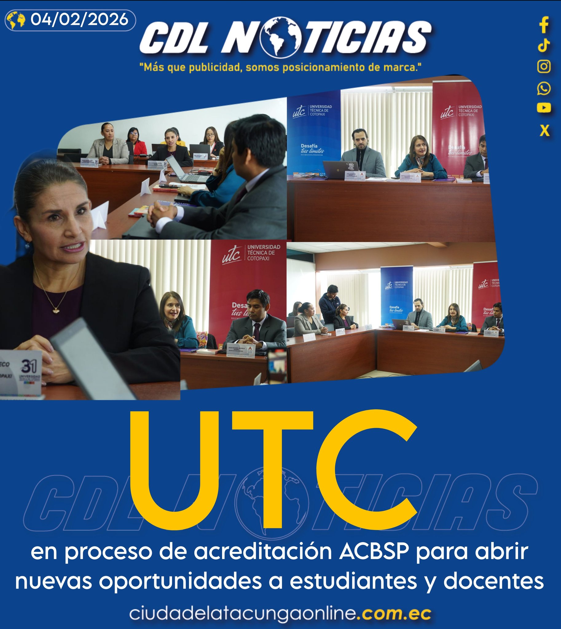 UTC en proceso de acreditación ACBSP para abrir nuevas oportunidades a estudiantes y docentes