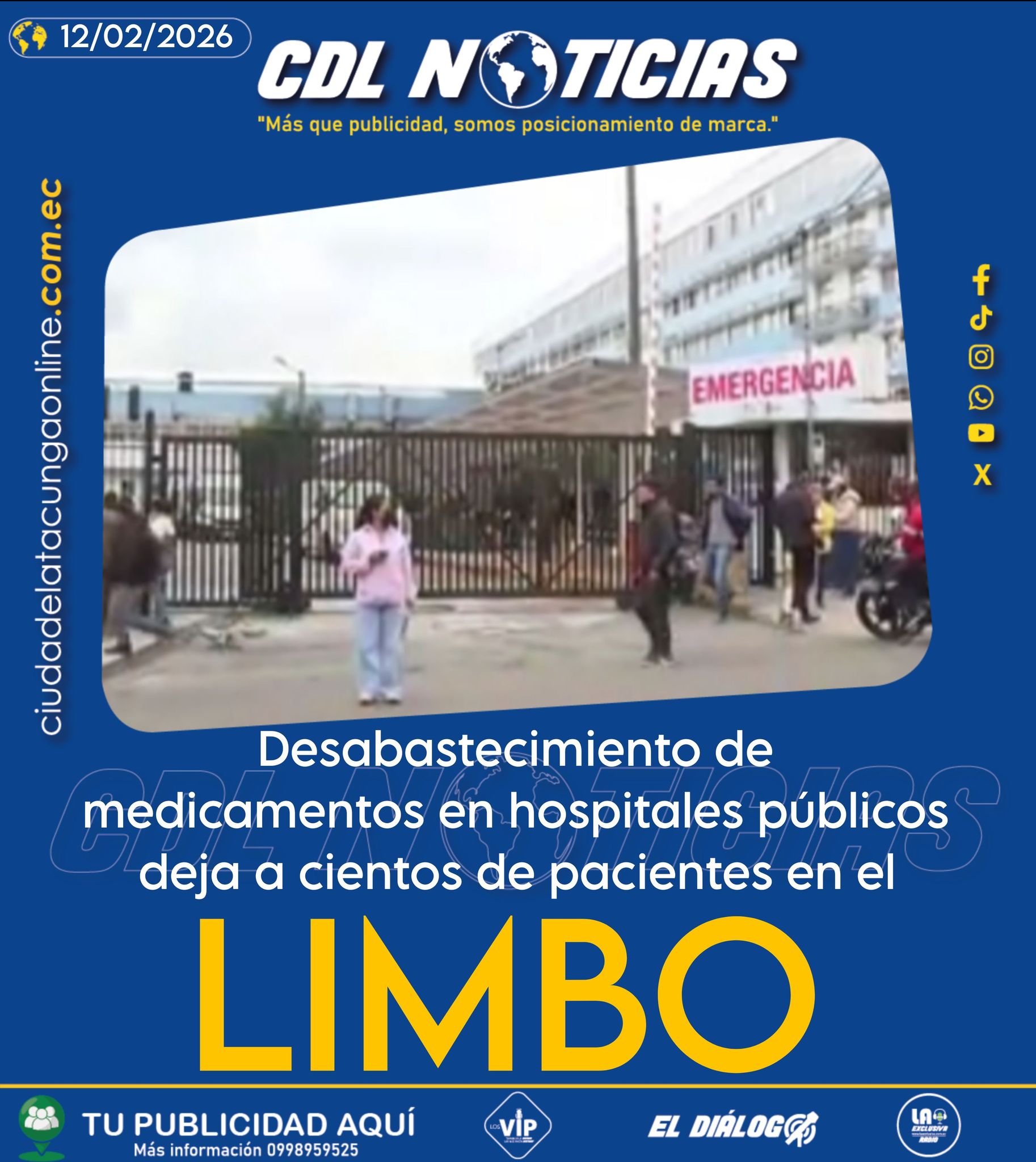 El desabastecimiento de medicamentos en hospitales públicos deja a cientos de pacientes en el limbo