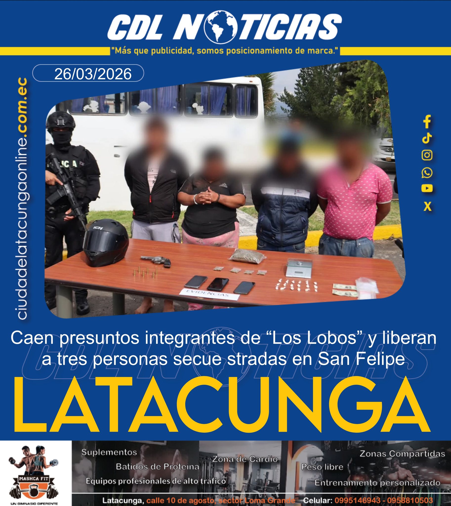 Caen presuntos integrantes de “Los Lobos” y liberan a tres personas secue stradas en San Felipe Latacunga