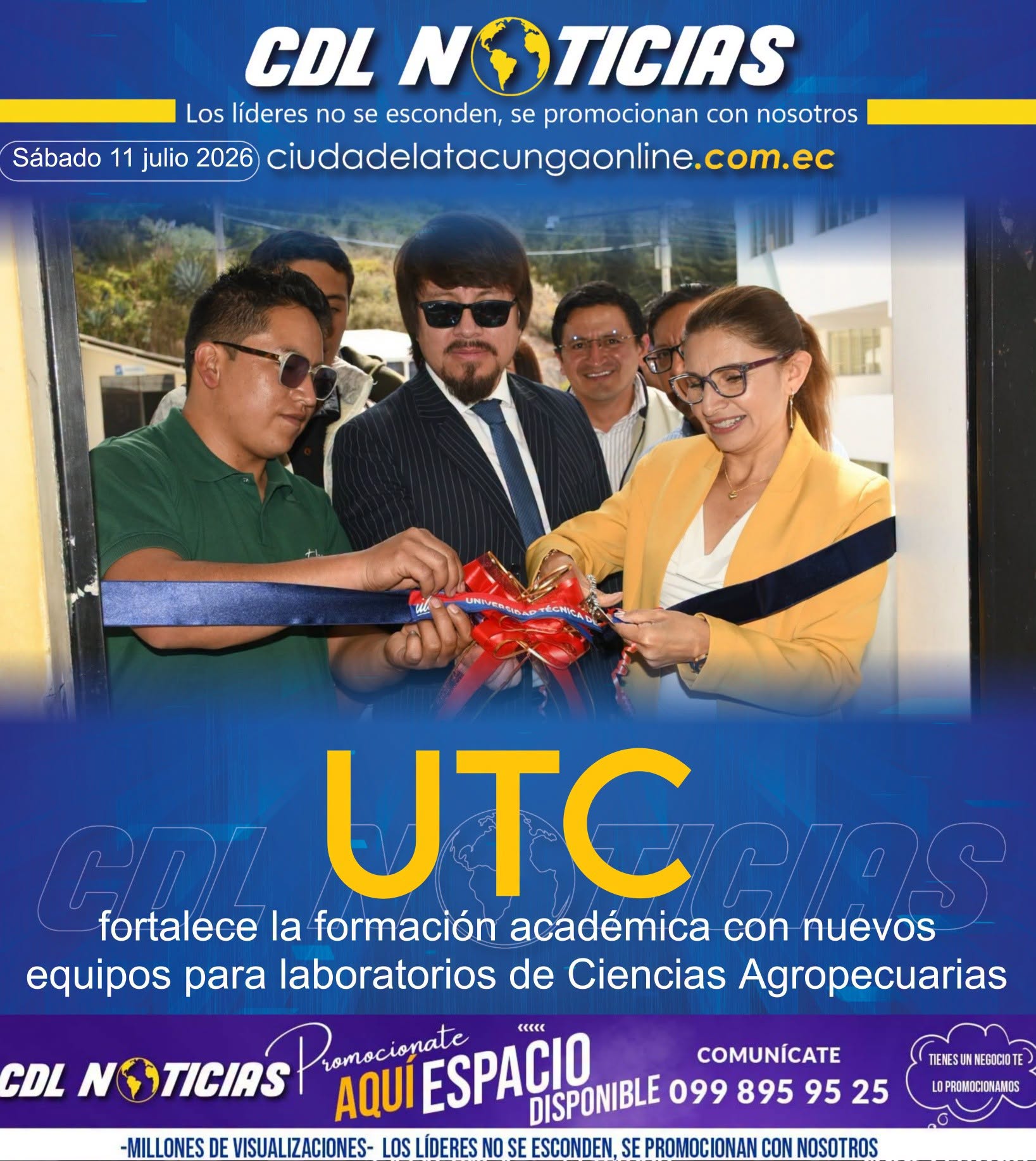 UTC fortalece la formación académica con nuevos equipos para laboratorios de Ciencias Agropecuarias