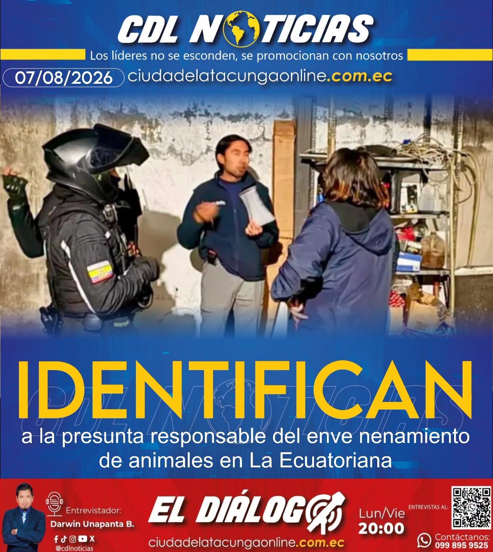 Identifican a la presunta responsable del envenenamiento de animales en La Ecuatoriana