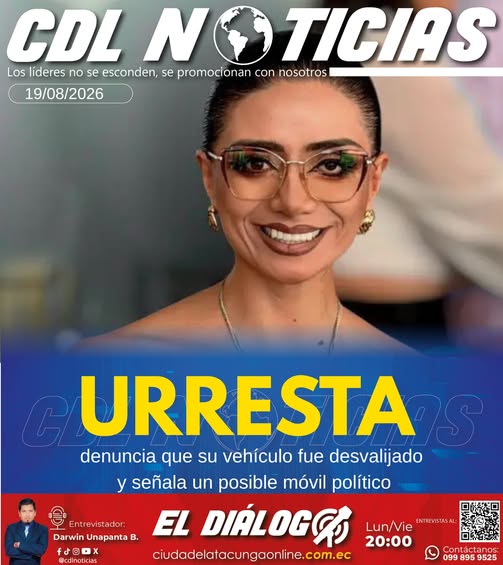 Jhajaira Urresta denuncia que su vehículo fue desvalijado y señala un posible móvil político