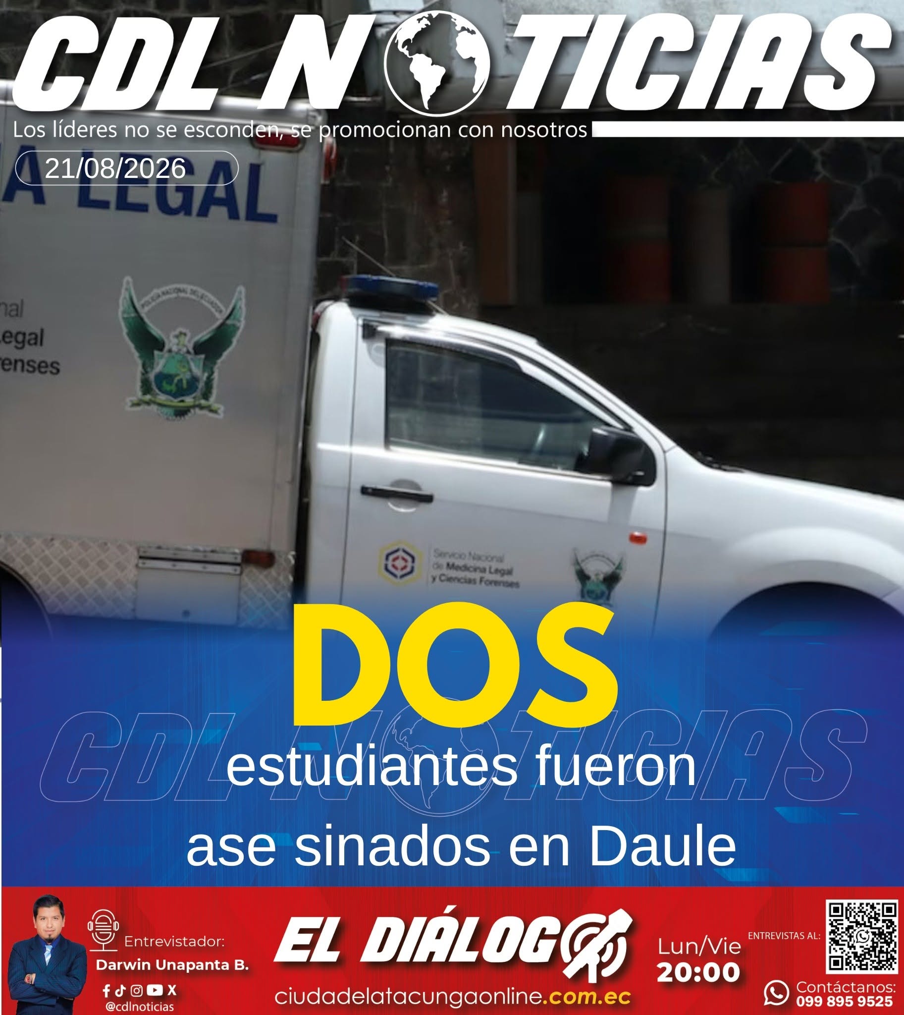 Dos estudiantes fueron asesinados en Daule