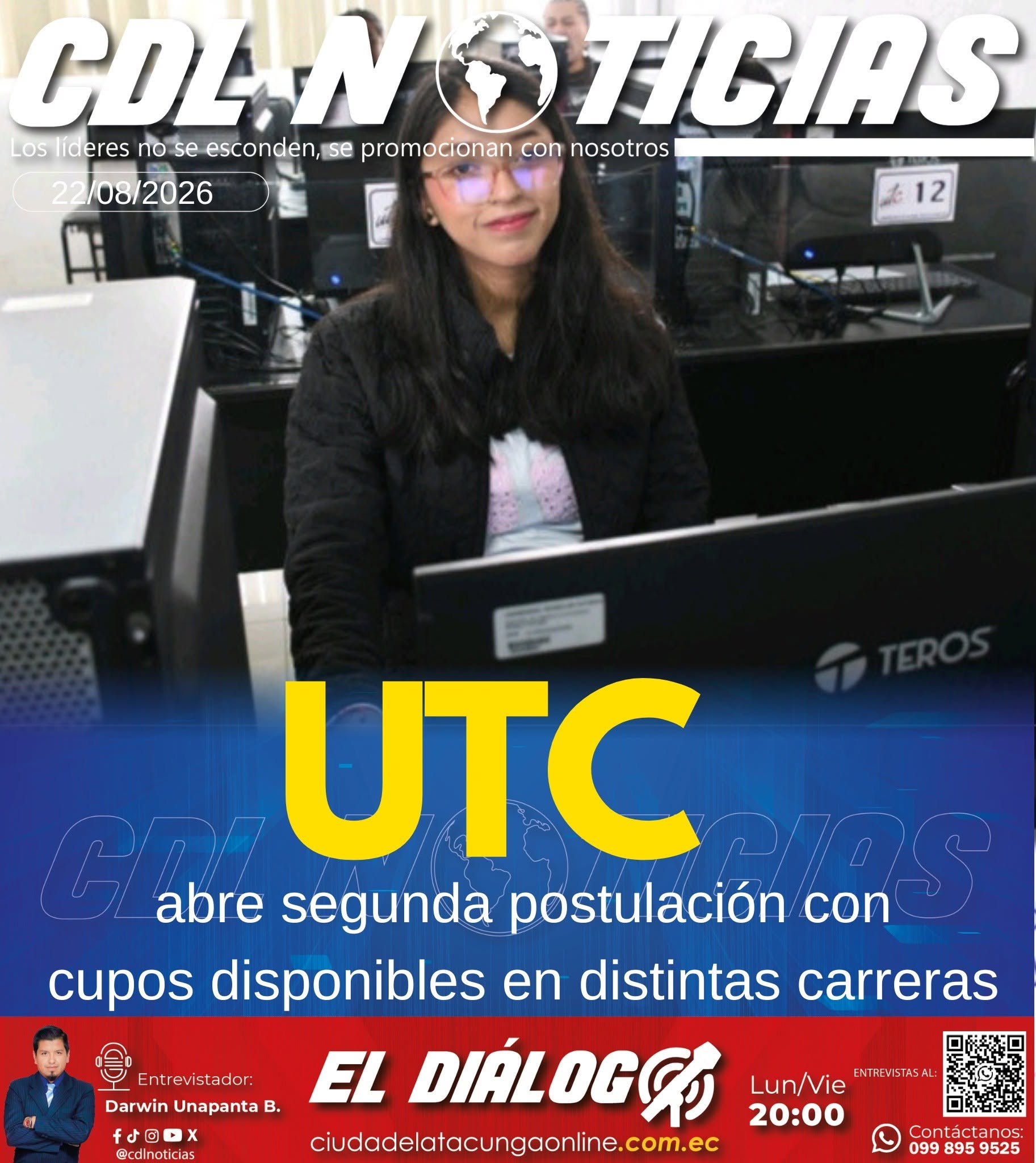UTC abre segunda postulación con cupos disponibles en carreras y sedes