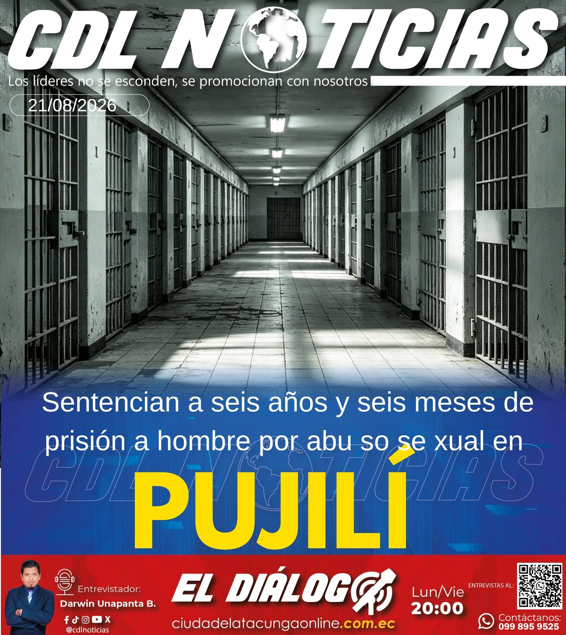 Sentencian a seis años y seis meses de prisión a hombre por ab uso se xual en Pujilí