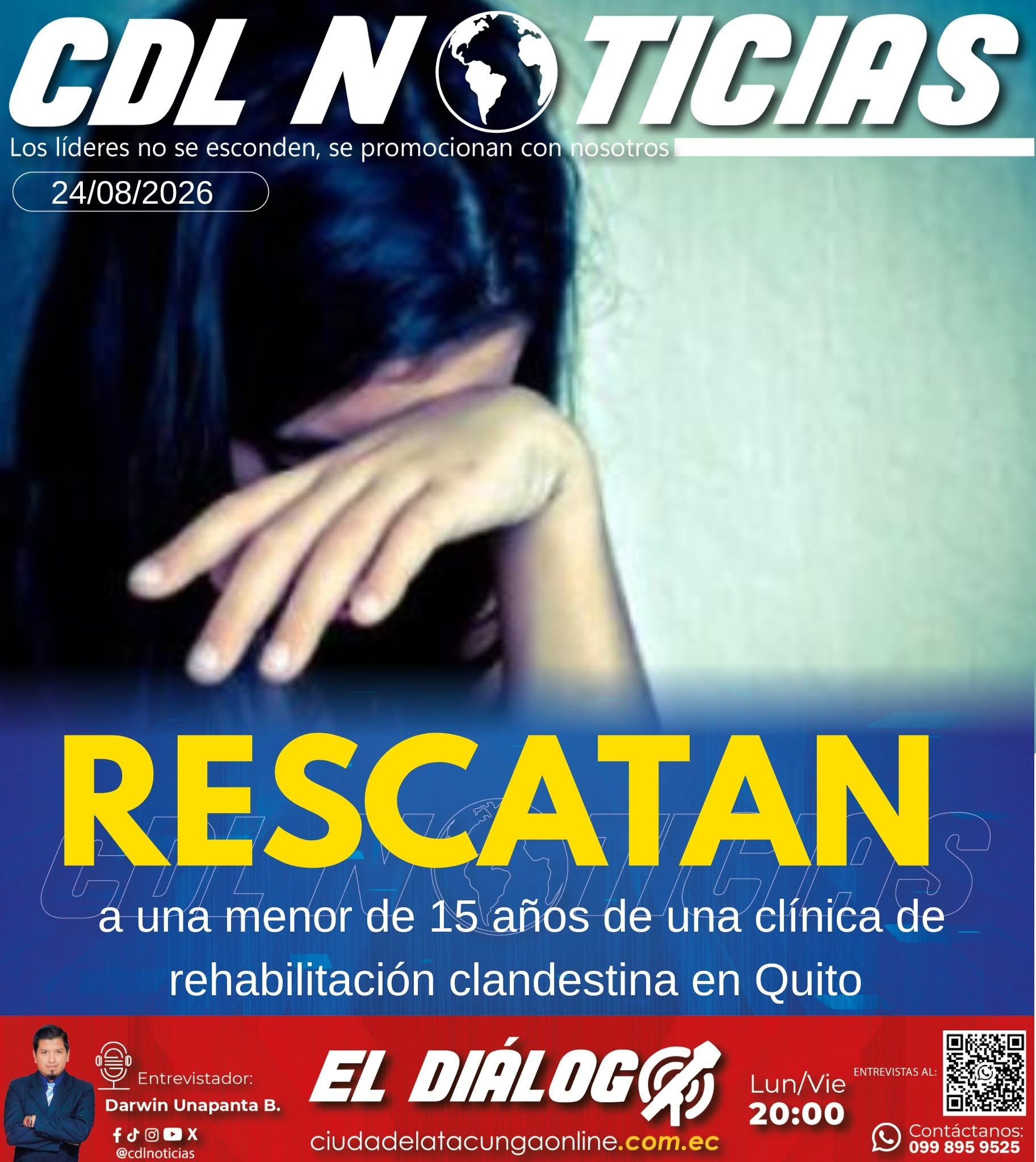 Rescatan a una menor de 15 años de una clínica de rehabilitación clandestina en Quito