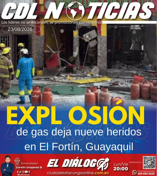 Expl osión de gas deja nueve heridos en El Fortín, Guayaquil