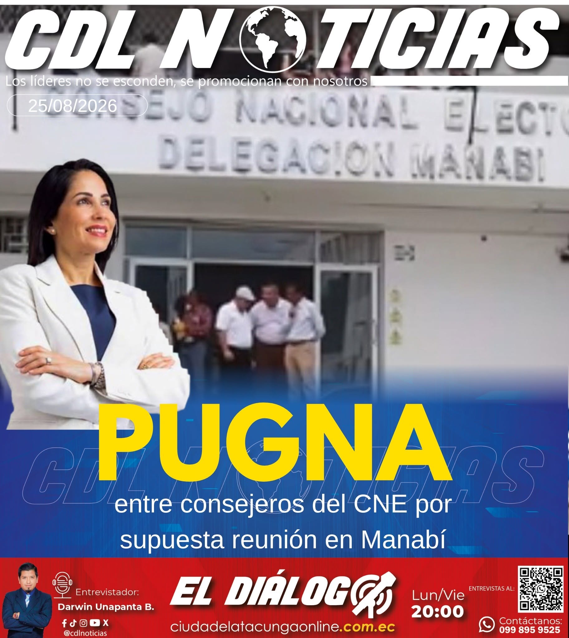 Pugna entre consejeros del CNE por supuesta reunión en Manabí