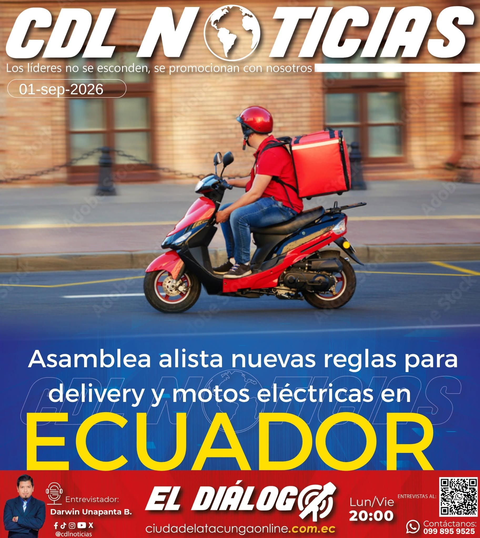 Asamblea alista nuevas reglas para delivery y motos eléctricas en Ecuador