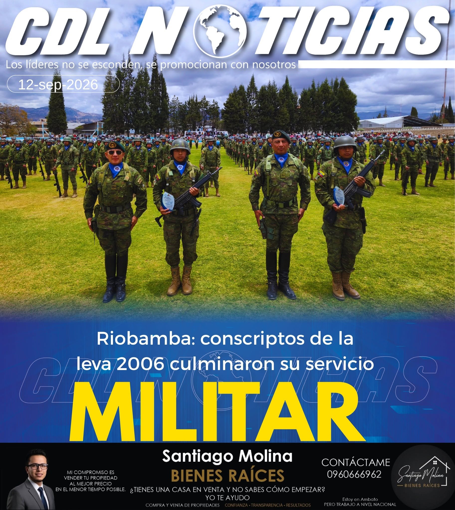 Riobamba: conscriptos de la leva 2006 culminaron su servicio militar