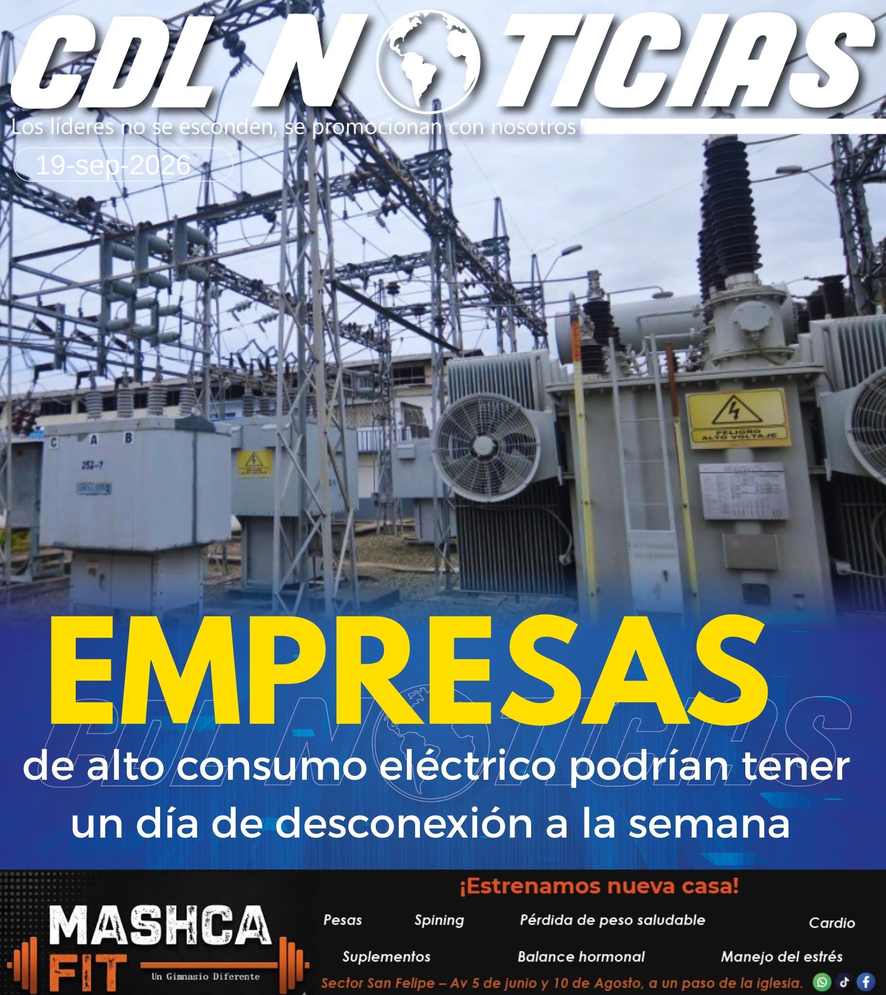 Empresas de alto consumo eléctrico podrían tener un día de desconexión a la semana